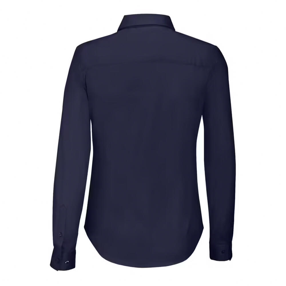 Camisa Blake de Elástica de Manga Larga para Mujer Azul Oscuro 2/4