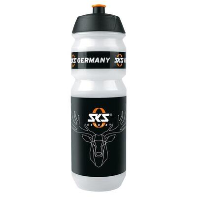 Sks drinkfles large 750 ml - transparant kunststof met stijlvol hert...