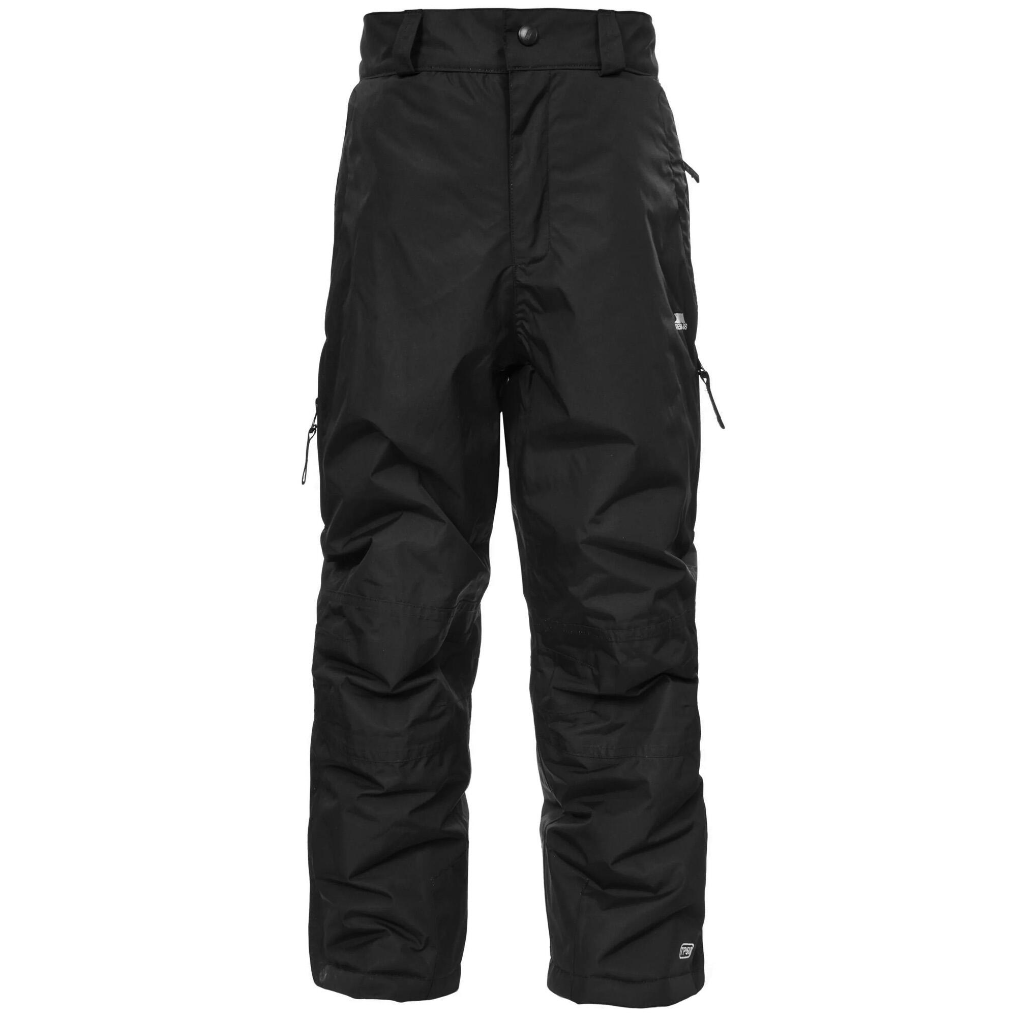 TRESPASS Pantaloni Da Sci Bambini Unisex Trespass Marvelous Nero