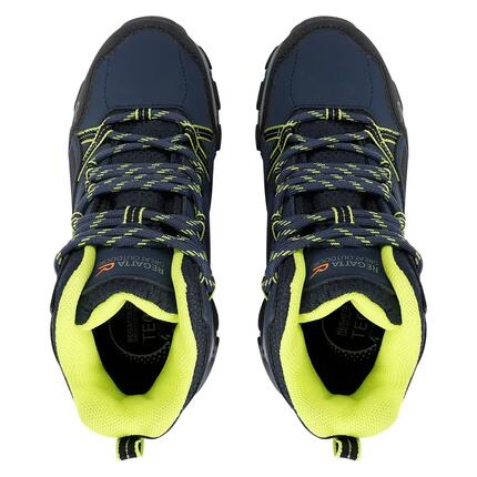 Chaussures Montantes De Marche Motif/style Contrasté HOLCOMBE Enfant (Noir /