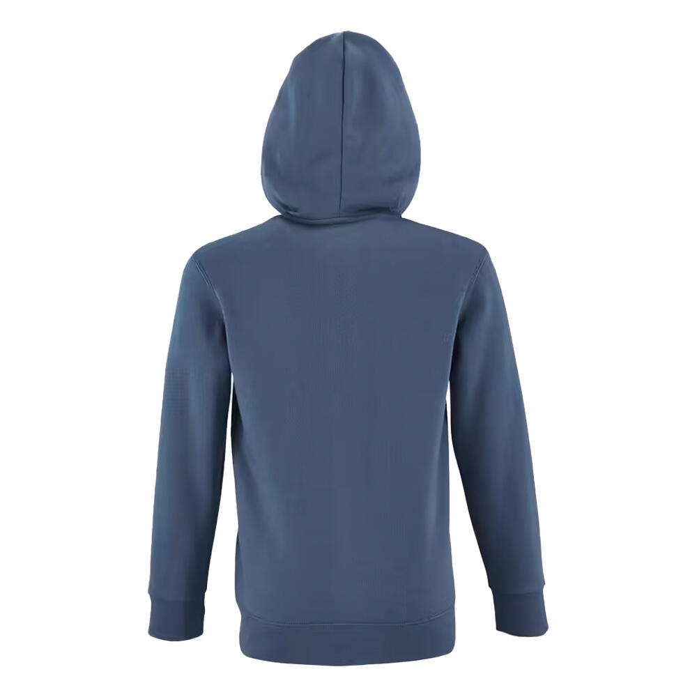 Casaco com capuz com fecho de correr Stone para criança (Slate Blue) 2/4