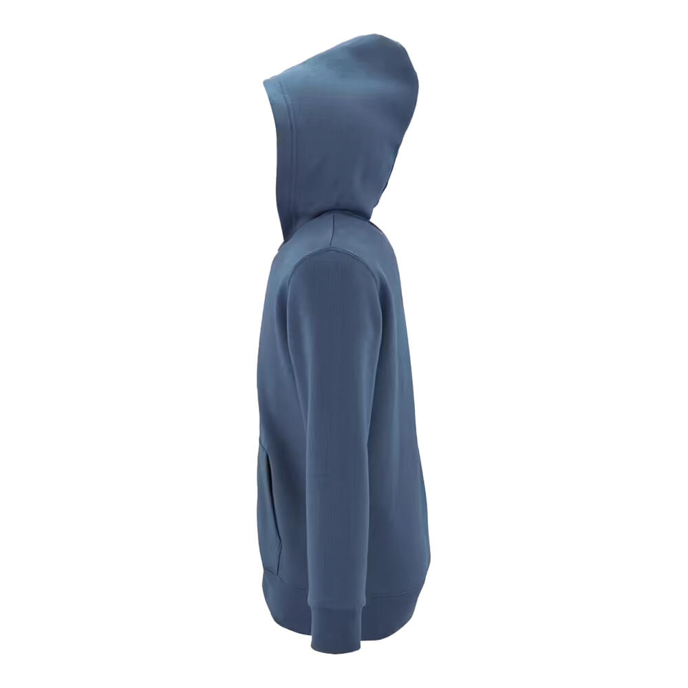 Casaco com capuz com fecho de correr Stone para criança (Slate Blue) 3/4