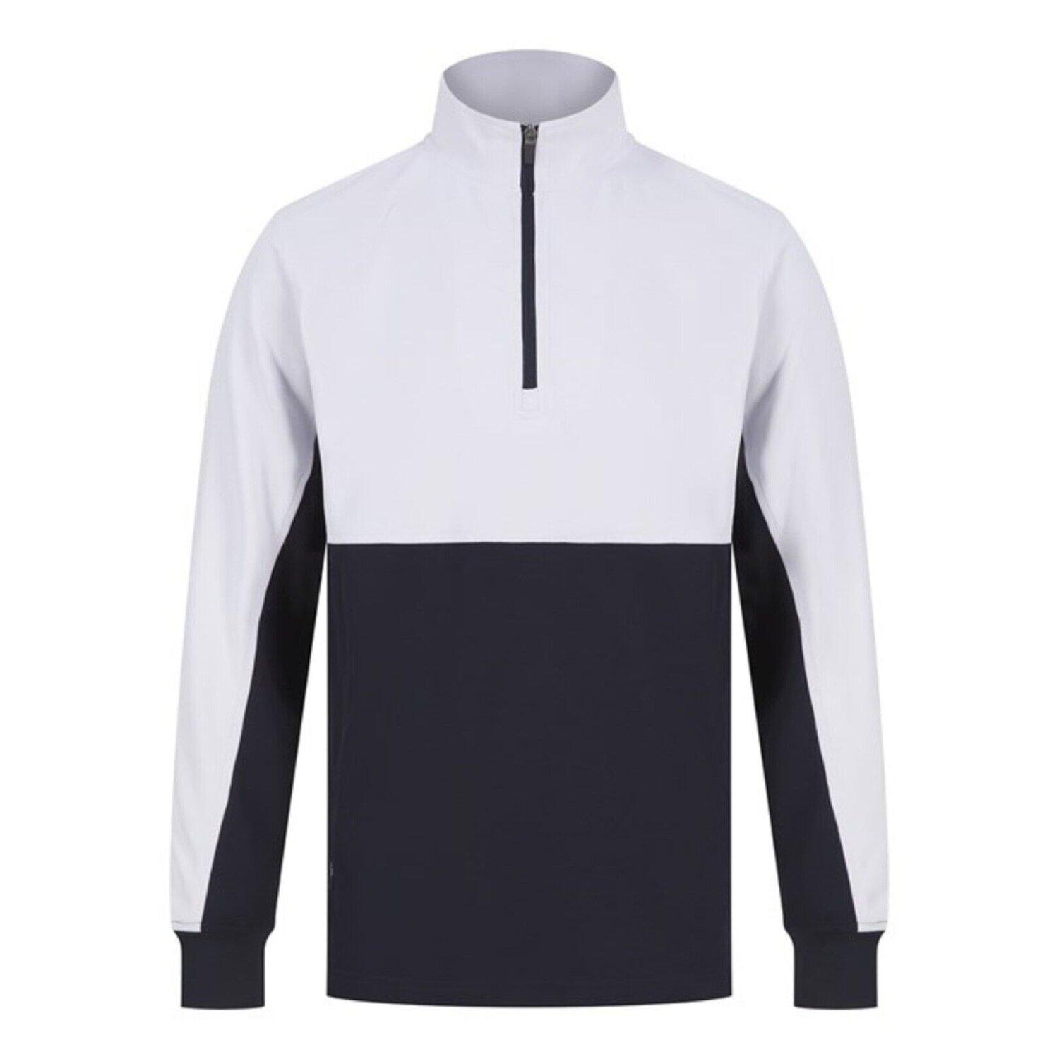 Finden & Hales - Haut De Survêtement Homme (bleu Marine / Blanc) - Sweat-shirt - Blanc|bleu - 52 2xl - Decathlon