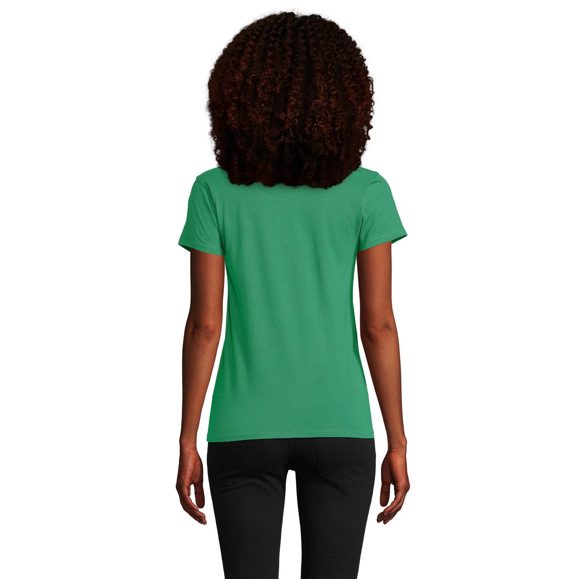 Tshirt PIONEER Femme (Vert Kelly) 2/4