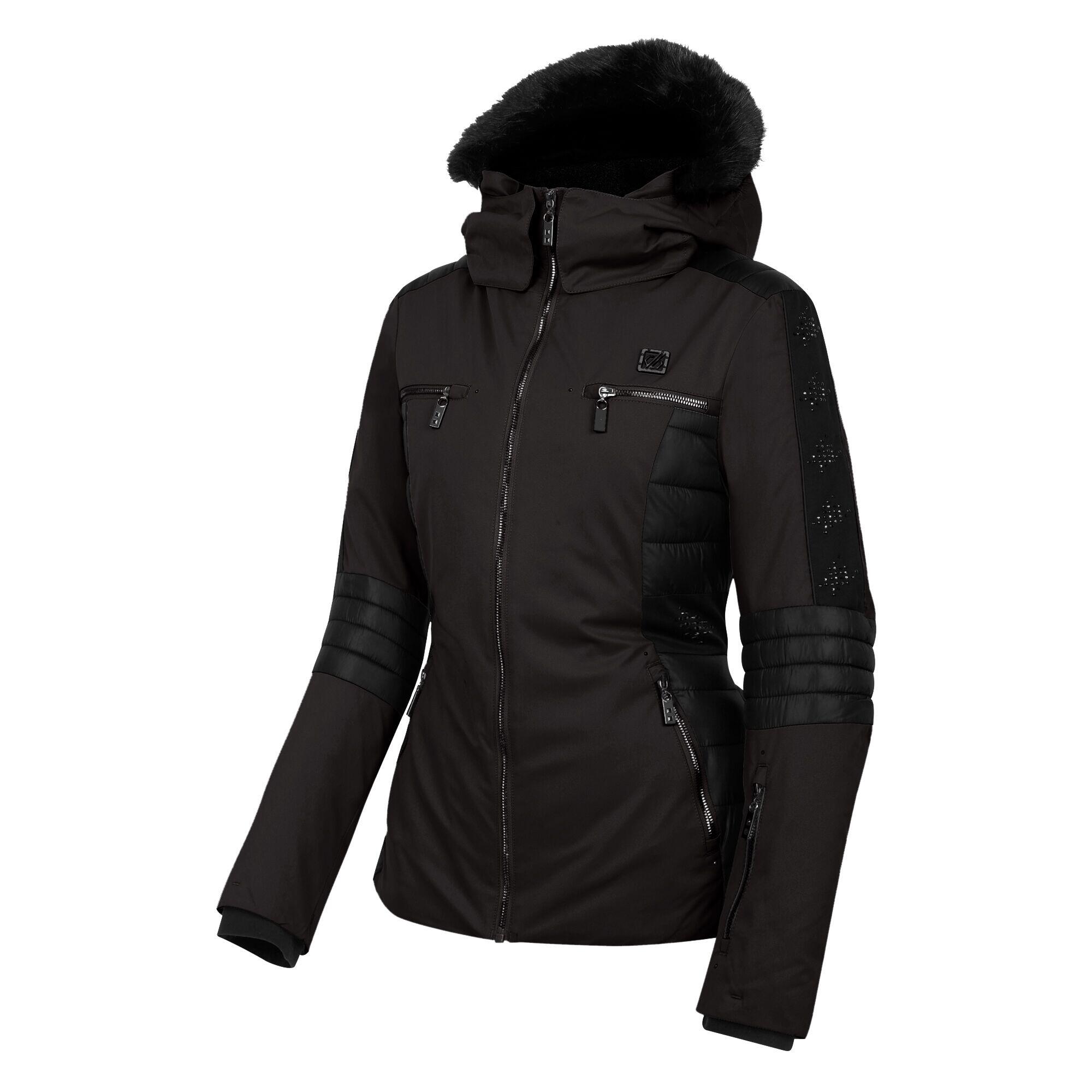 Womens/Ladies Enlighten Ski Jacket (Black) 3/4