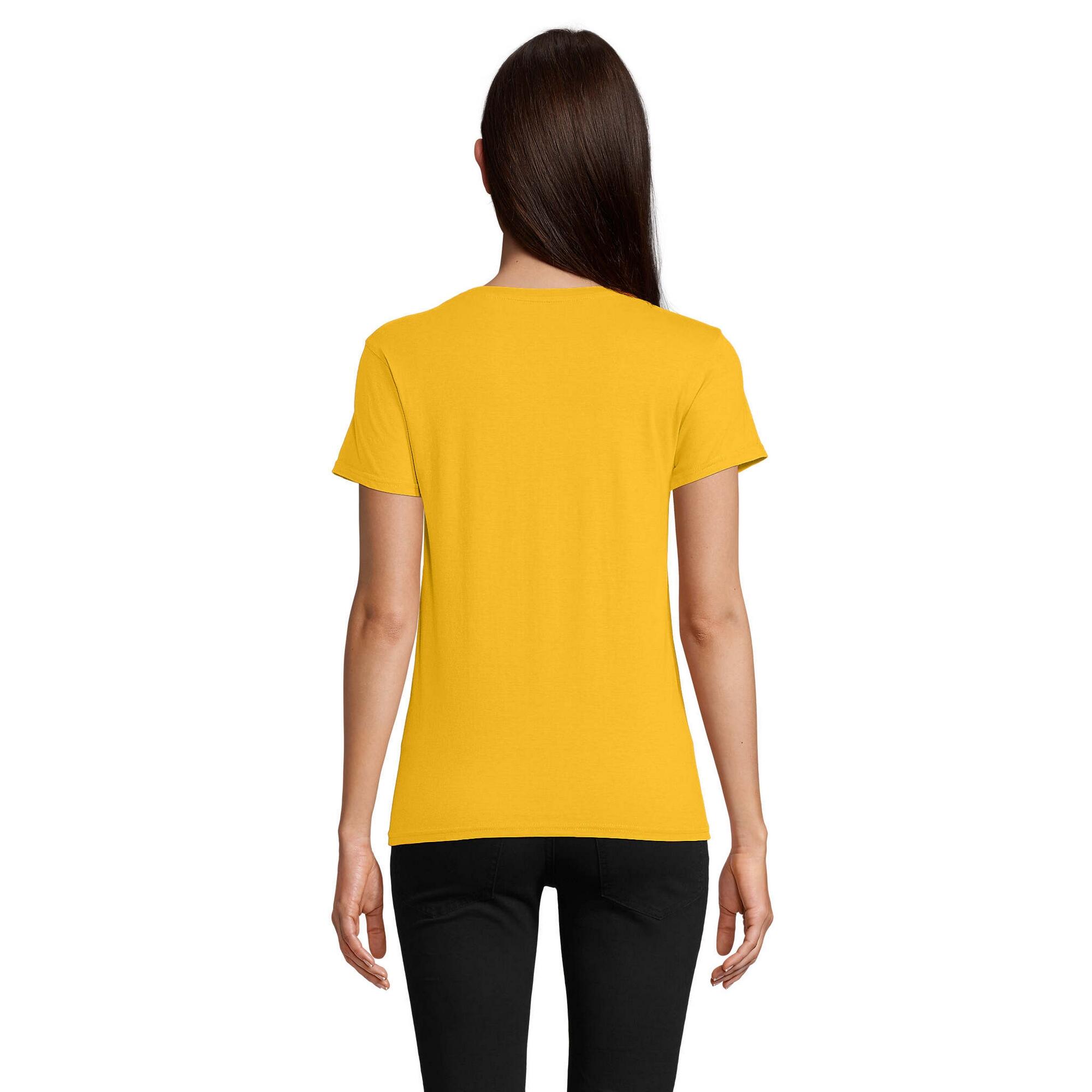 Tshirt PIONEER Femme (Jaune Or) 2/4
