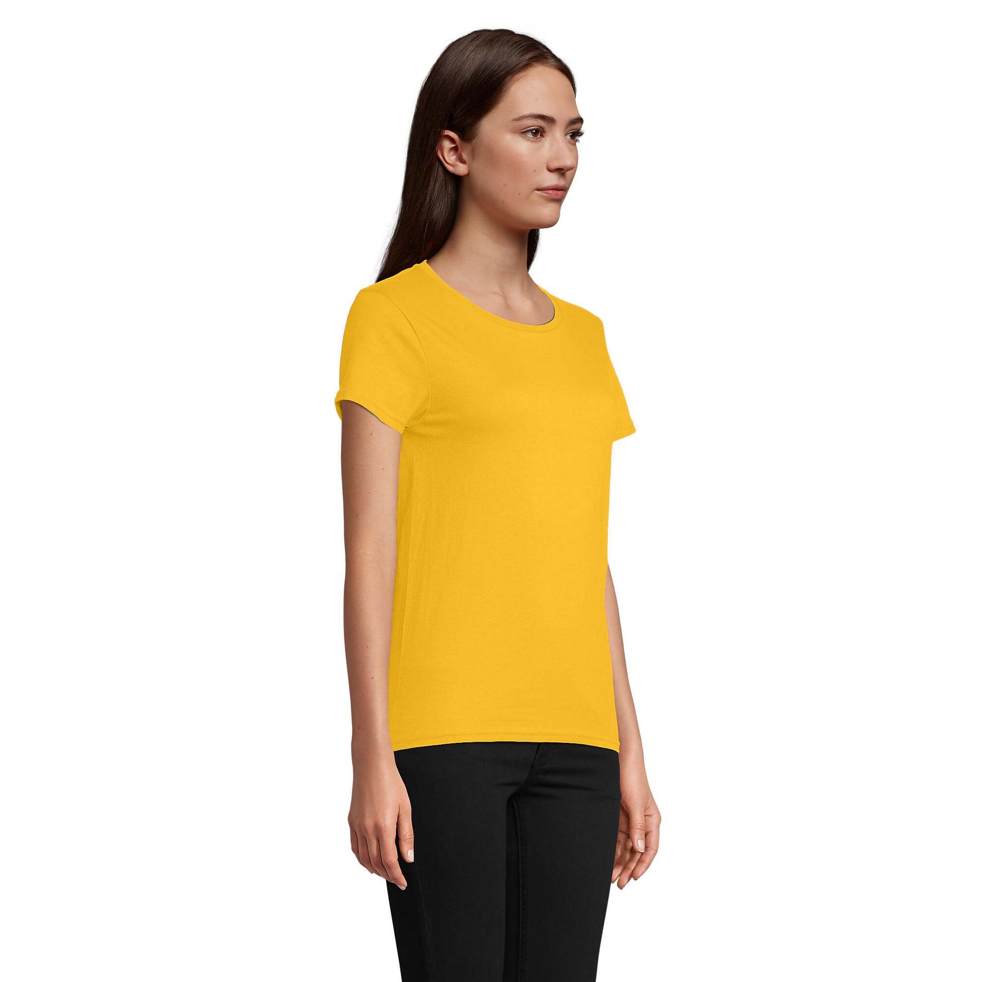 Tshirt PIONEER Femme (Jaune Or) 3/4