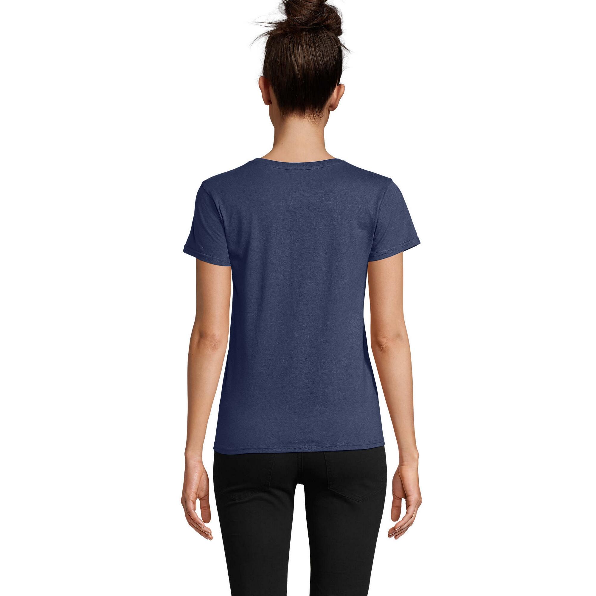 Tshirt PIONEER Femme (Bleu Denim) 2/4