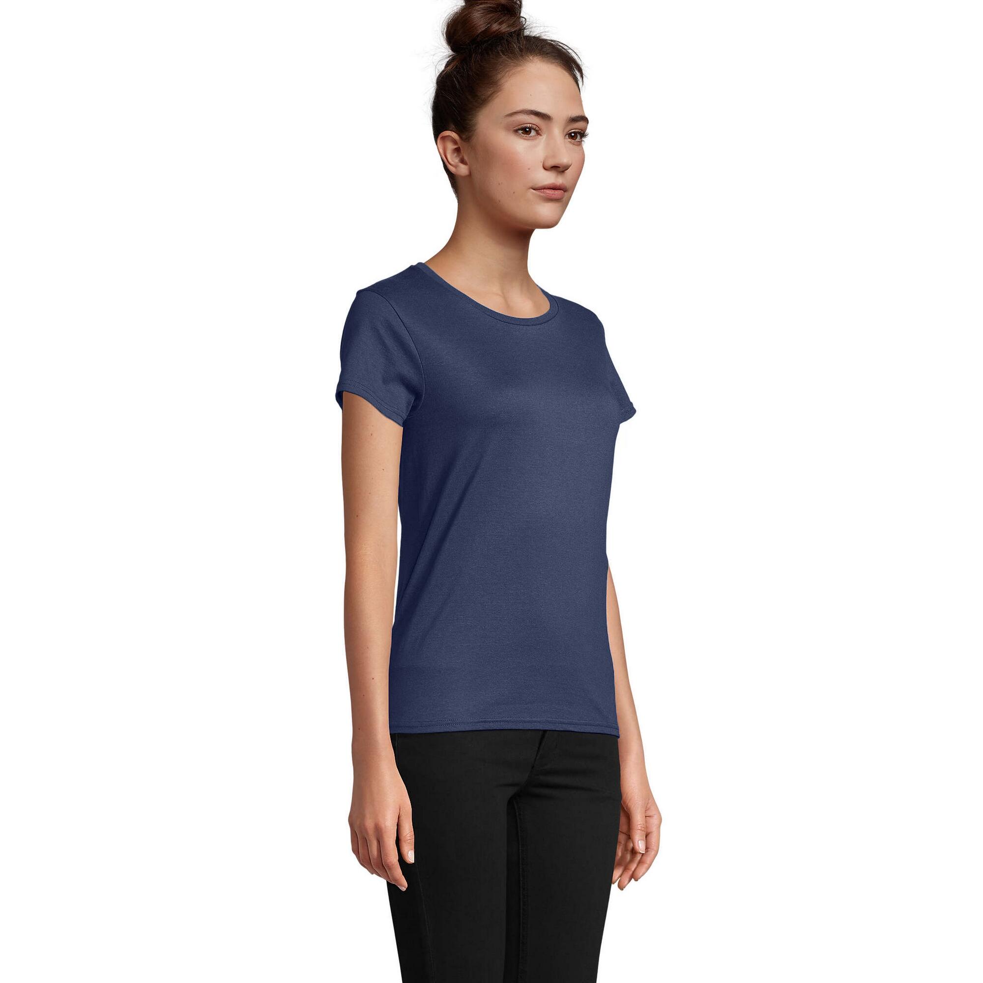 Tshirt PIONEER Femme (Bleu Denim) 3/4