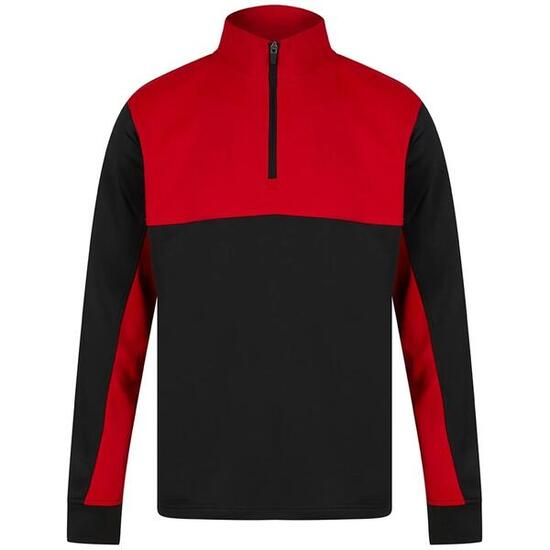 Haut De Survêtement Homme (Noir / Rouge)