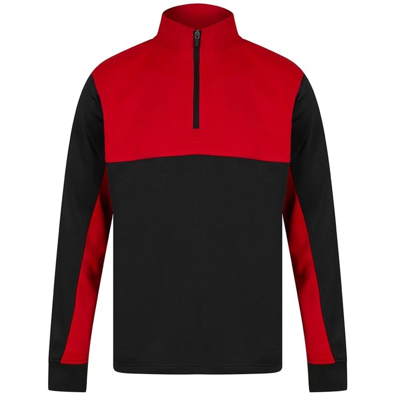 Haut De Survêtement Homme (Noir / Rouge)
