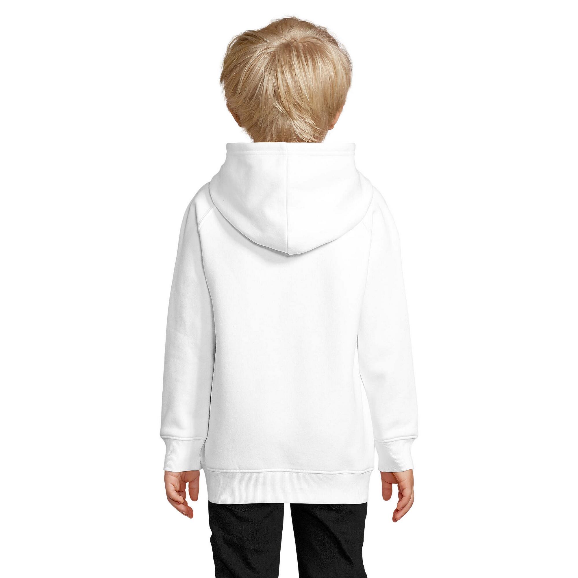 Felpa Con Cappuccio Bambini SOLS Stellar Bianco 2/3