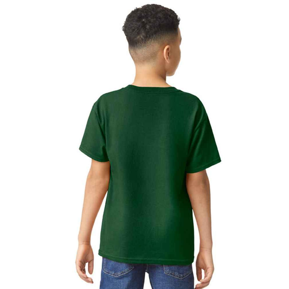 Maglietta Bambini Gildan Verde Foresta 2/3