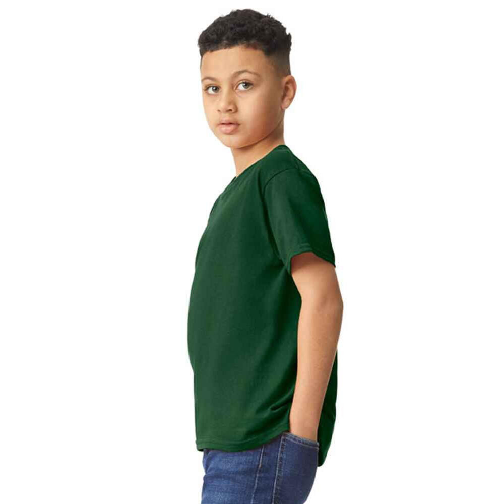 Maglietta Bambini Gildan Verde Foresta 3/3