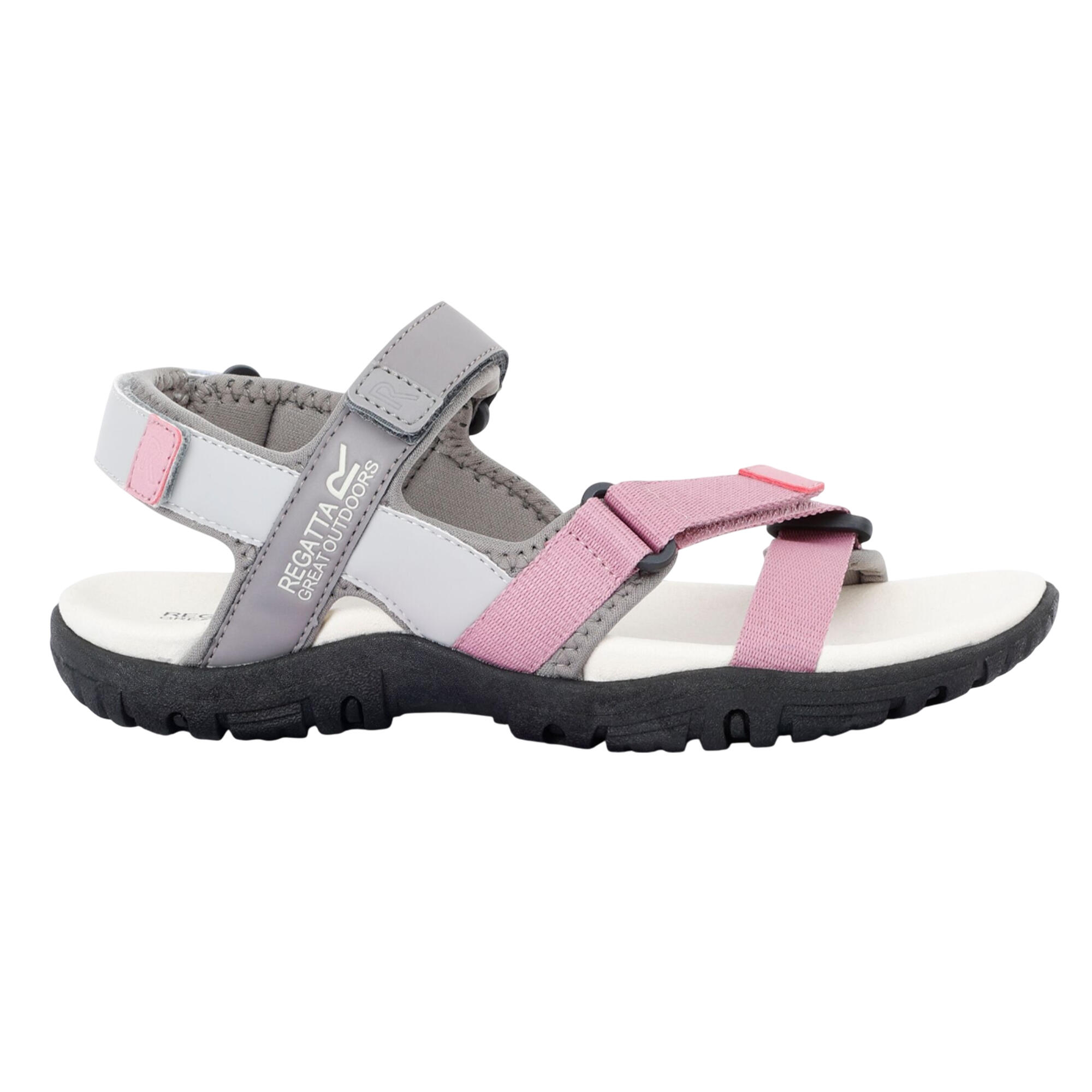Sandales SANTA CLARA Femme (Gris / Lilas) 4/5