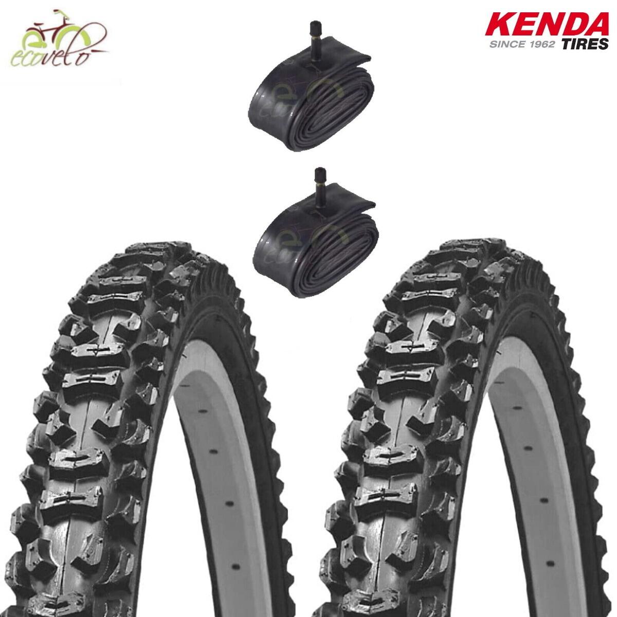 KENDA 2 copertoni kenda 20x1.95 (50-406) + camere, pneumatici mtb 20 x 1.95 bimbo EV