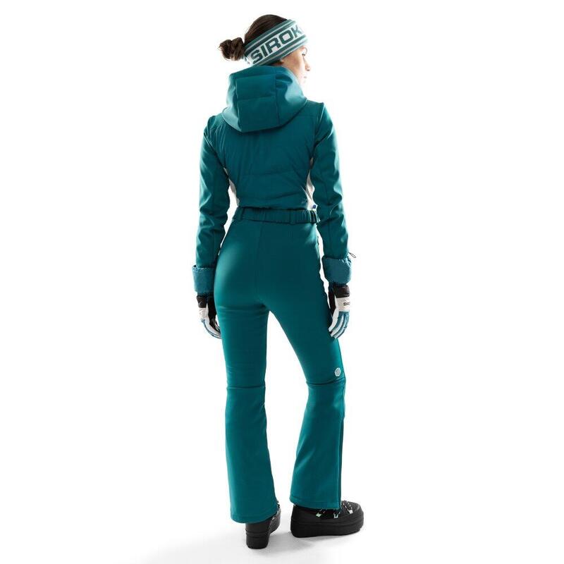 Costum de schi din o singură piesă pentru femei O1 Ellie Verde
