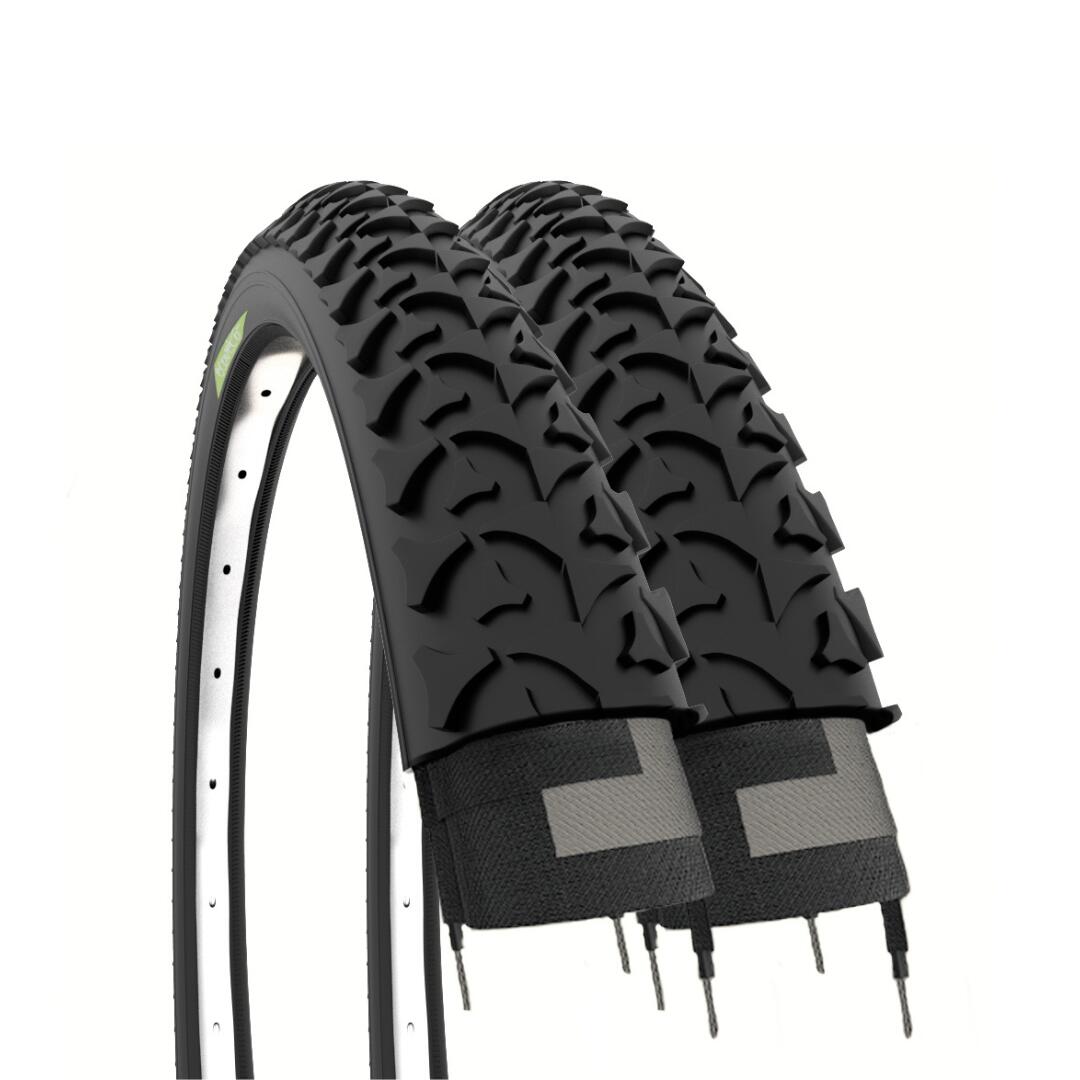 ECOVELO 2 copertoni gravel 20x1.95 (50-406), pneumatici bici 20 x 1.95 mtb adulto 28” EV