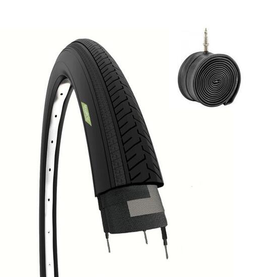 Copertone 27x1 1/4 (37-590) + camera pneumatici bici 27 x 1 1/4 vintage EV