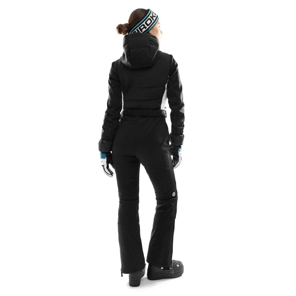 Combinaison de ski O1 Kyla femme noire softshell 15000 mm 2/8