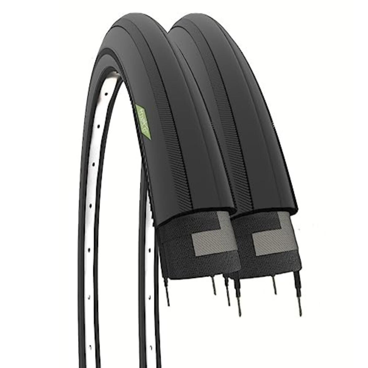 ECOVELO 2 copertoni 700x25C (25-622),pneumatici bici corsa 700 x 25C gomme bike fixed EV