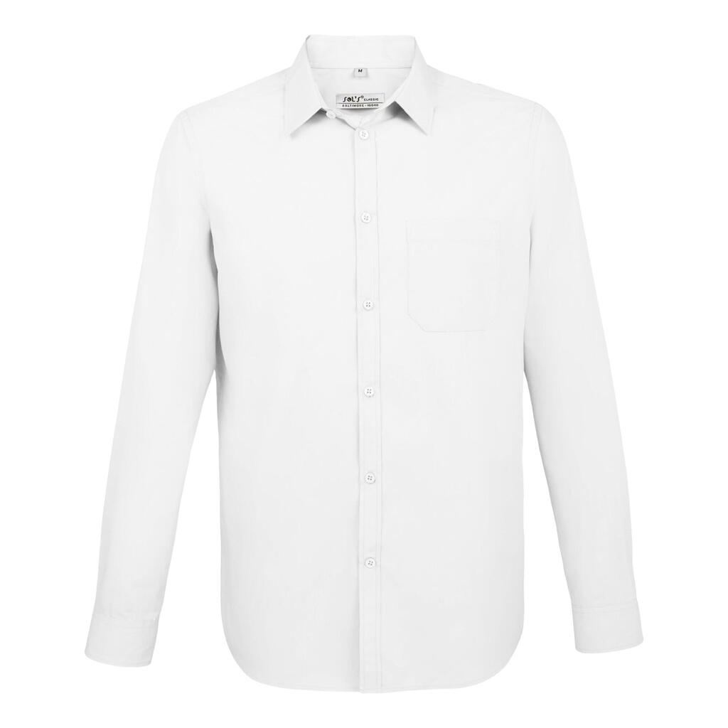 Mens Baltimore Slim Shirt (White)