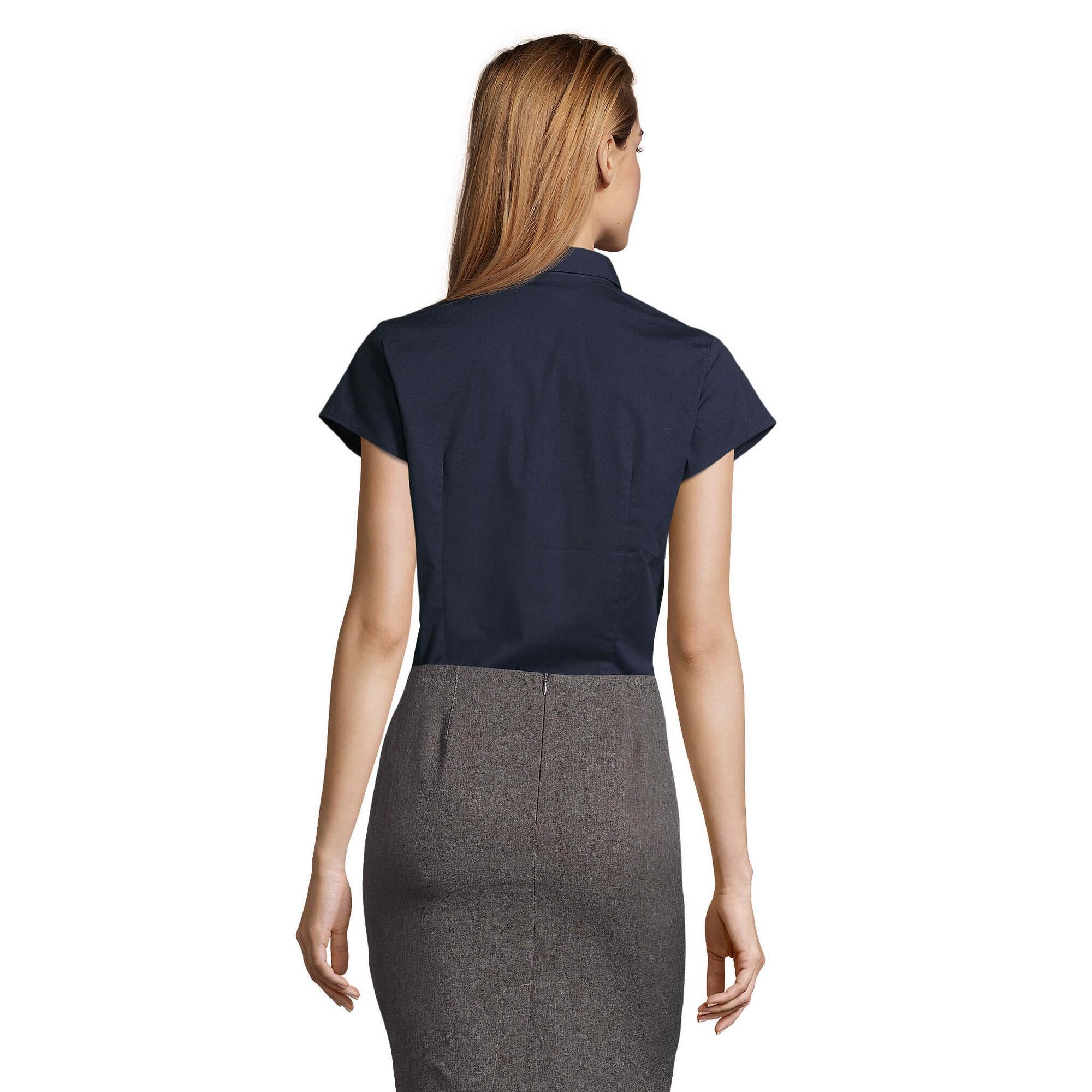 Camicetta Maniche Corte Donna SOLS Excess Blu Scuro 2/3