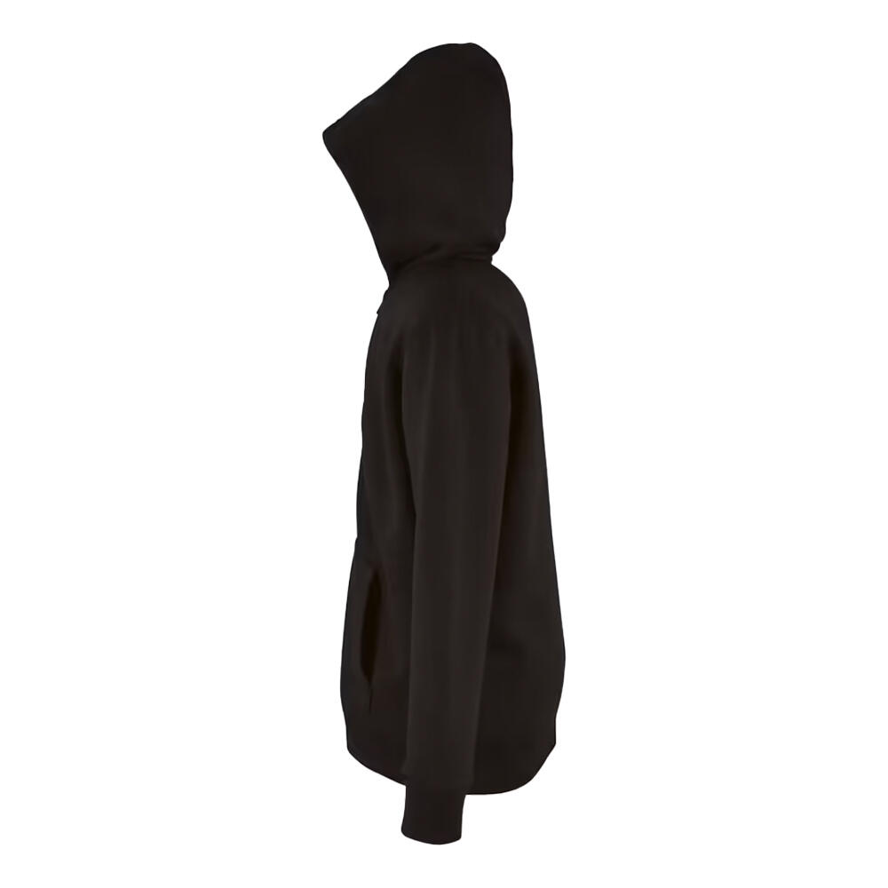 Casaco com capuz com fecho de correr Stone para criança (Preto) 3/4