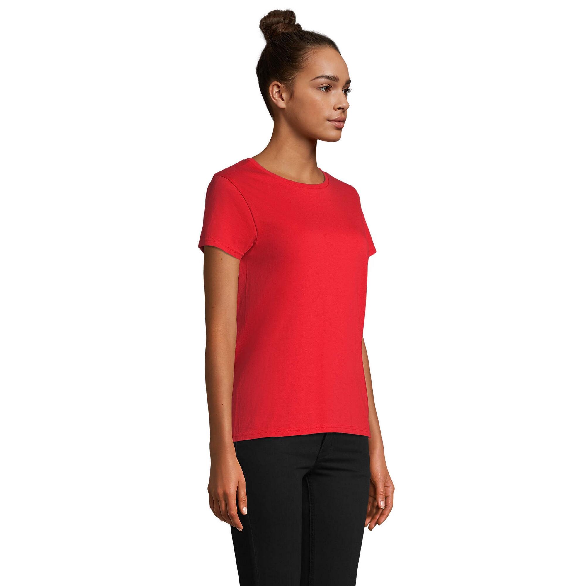 Tshirt PIONEER Femme (Rouge Vif) 3/4