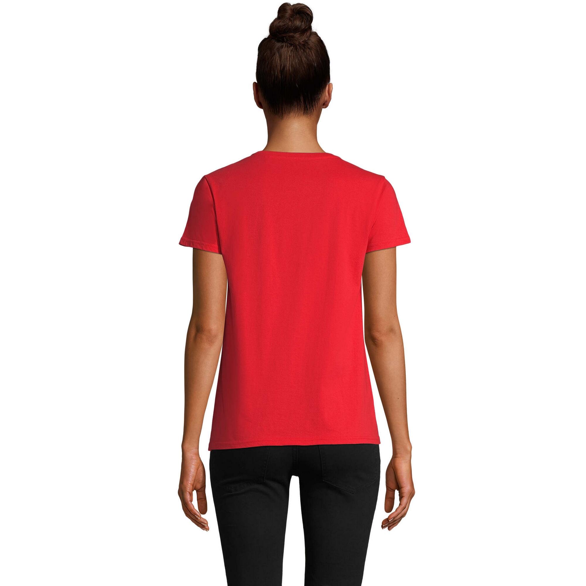 Tshirt PIONEER Femme (Rouge Vif) 2/4