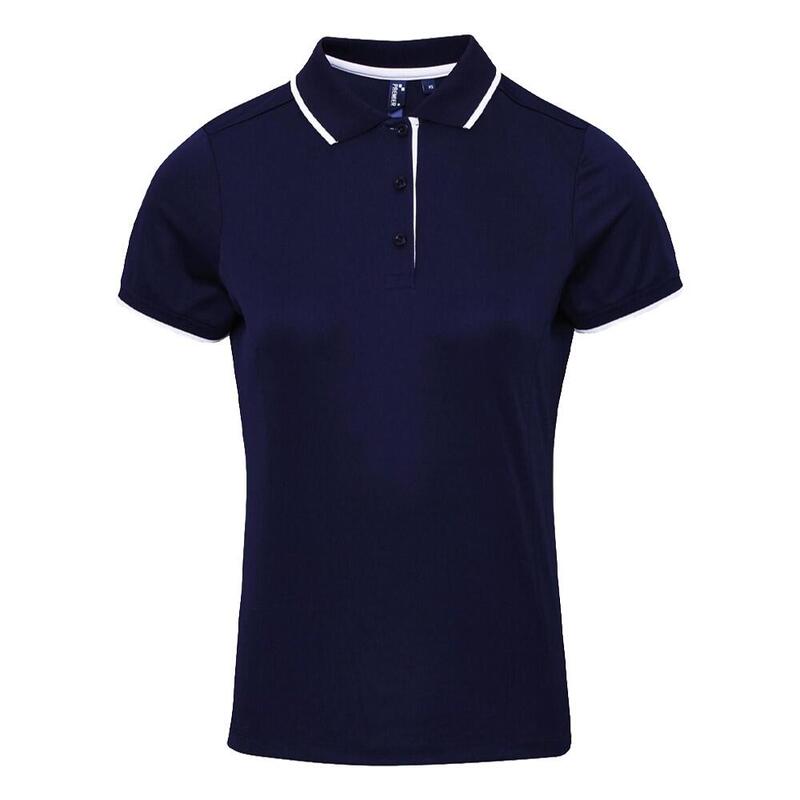 Tricou Polo Atletism Premier Coolchecker Contrast Femei