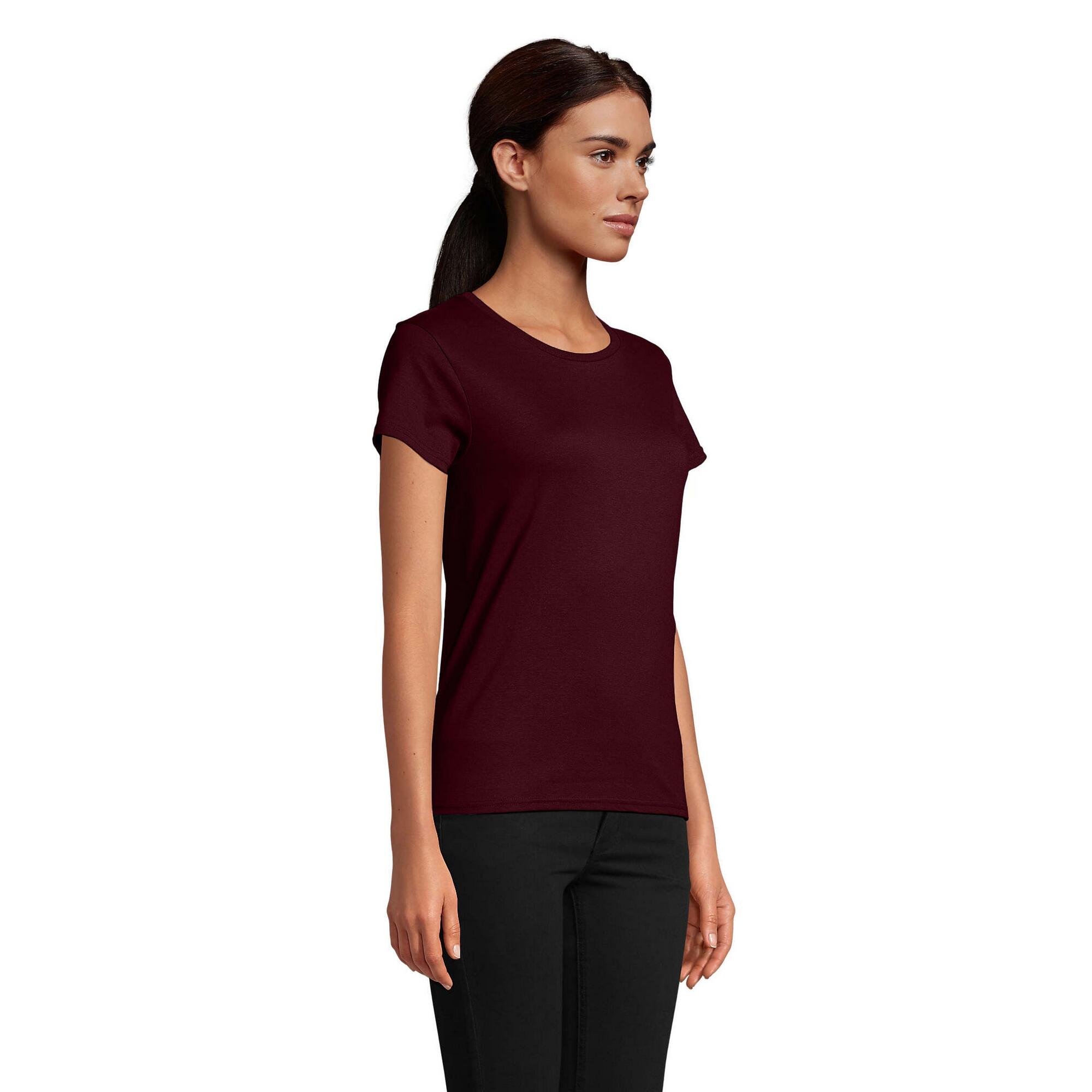 Tshirt PIONEER Femme (Bordeaux) 3/4