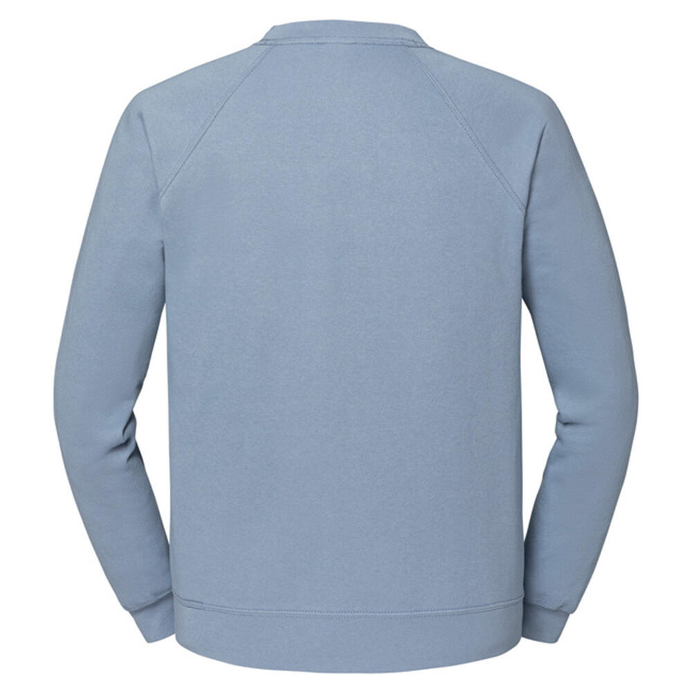 Camisola clássica com raglan para adultos unissexo (Azul Mineral) 2/3