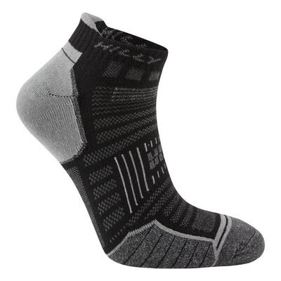 Hilly twinskin socklet - zwart - dubbellaags anti-blaar sokken