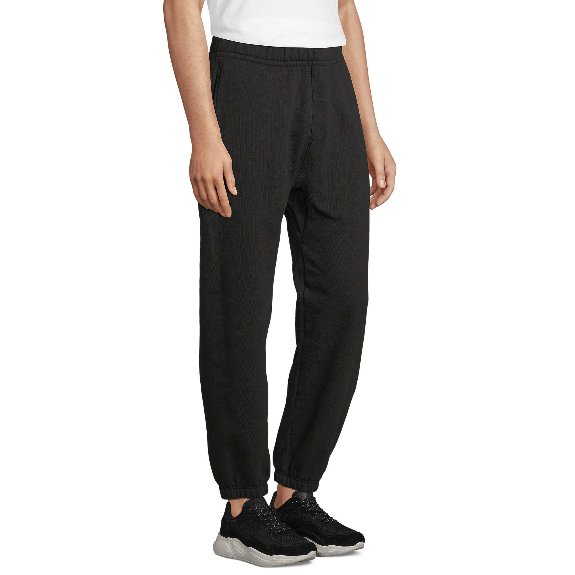 Pantaloni Da Jogging Adulto Unisex SOLS Century Nero 3/4