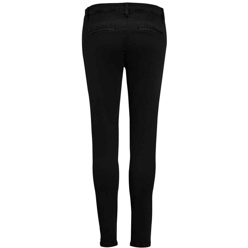 Chino 7/8 Donna SOLS Jules Nero 2/4