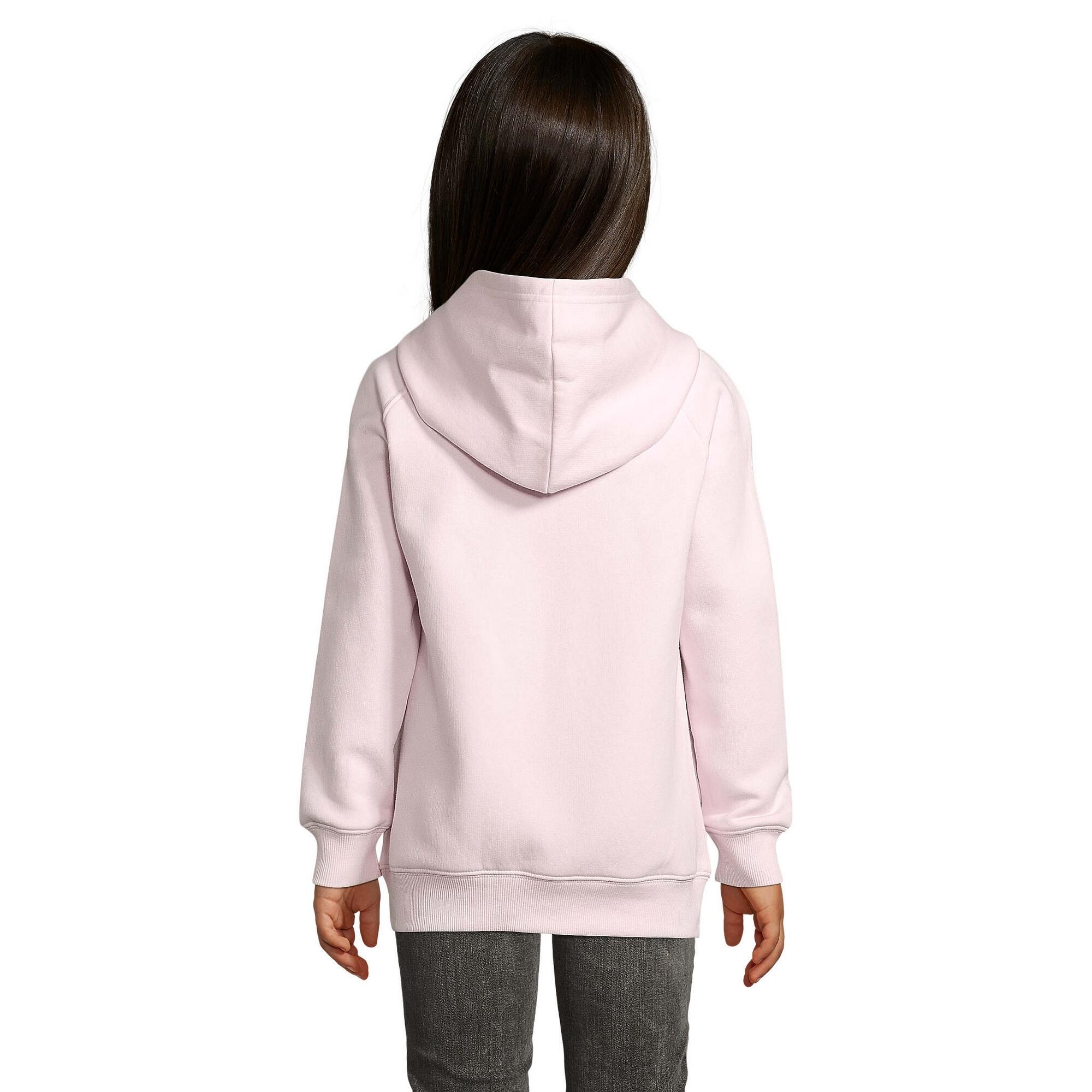 Crianças/Crianças Capuz Stellar Hoodie (Rosa Pálido) 2/3