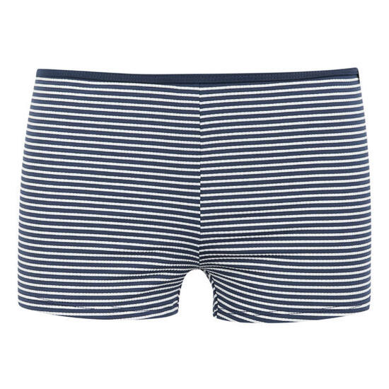 Slip Bikini A Strisce Donna Regatta Blu Navy Bianco