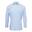 Chemise GINGHAM Homme (Bleu Clair / Blanc)