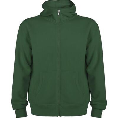 Heren montblanc full zip hoodie (fles groen)