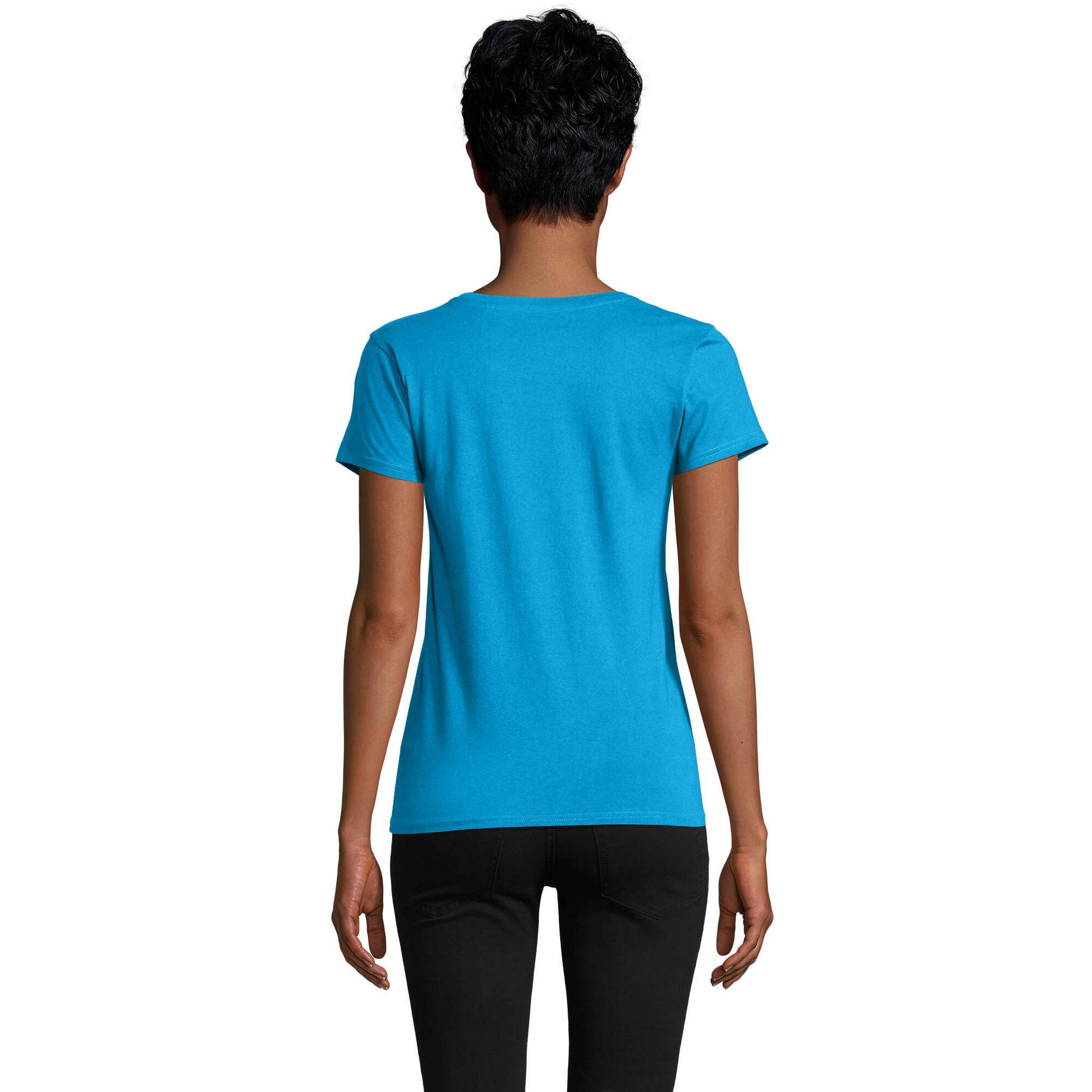 Tshirt PIONEER Femme (Turquoise Pâle) 2/4