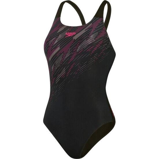 Speedo HyperBoom Splice Muscleback Einteiliger Badeanzug für Damen