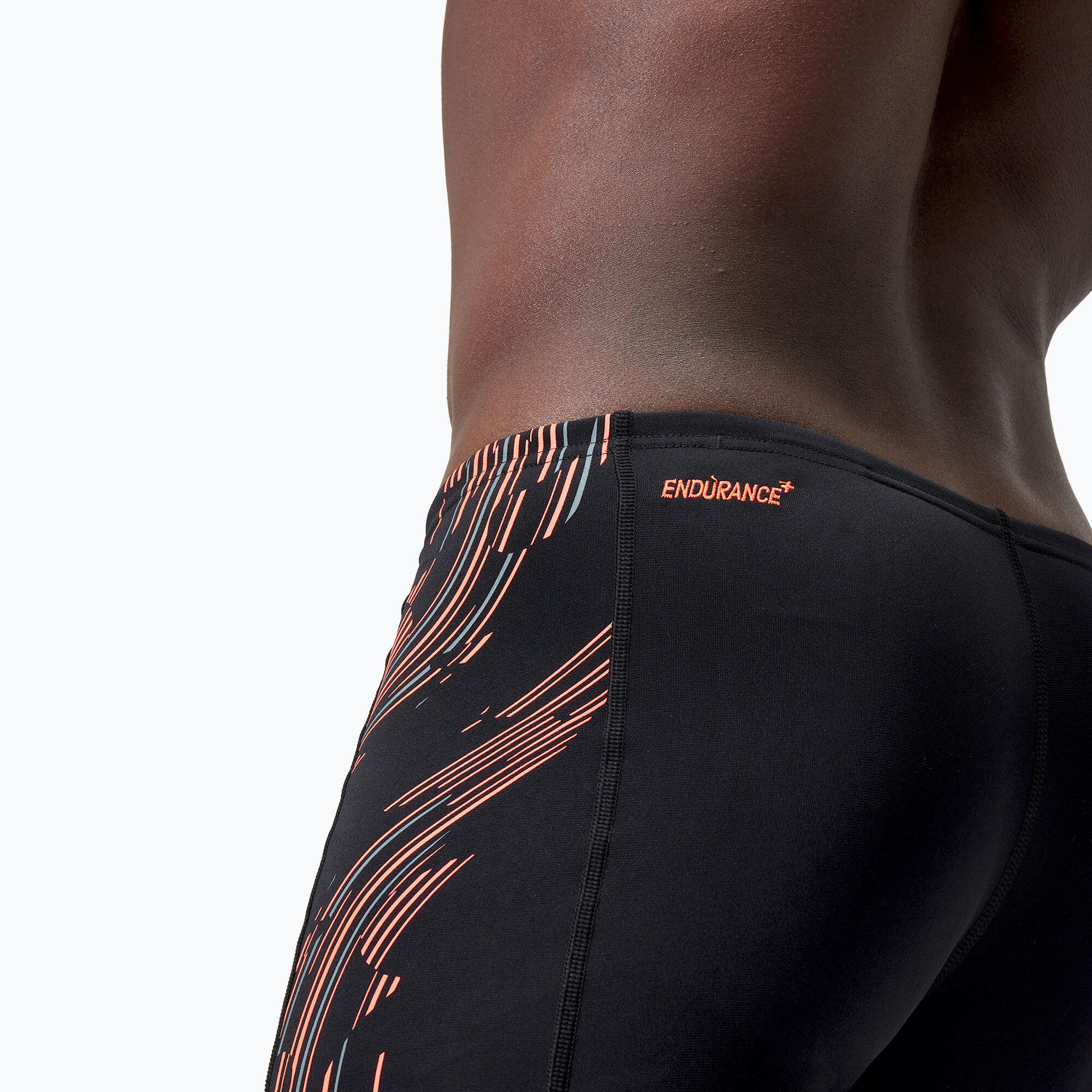 Speedo Tech Panel Zwempak Zwart / Rood 5/5