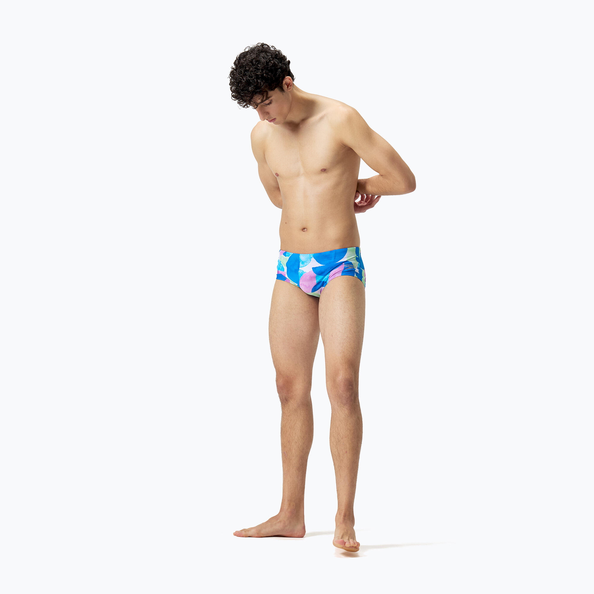 Slip de bain Speedo Allover Training Club 13,5 cm pour homme 2/5