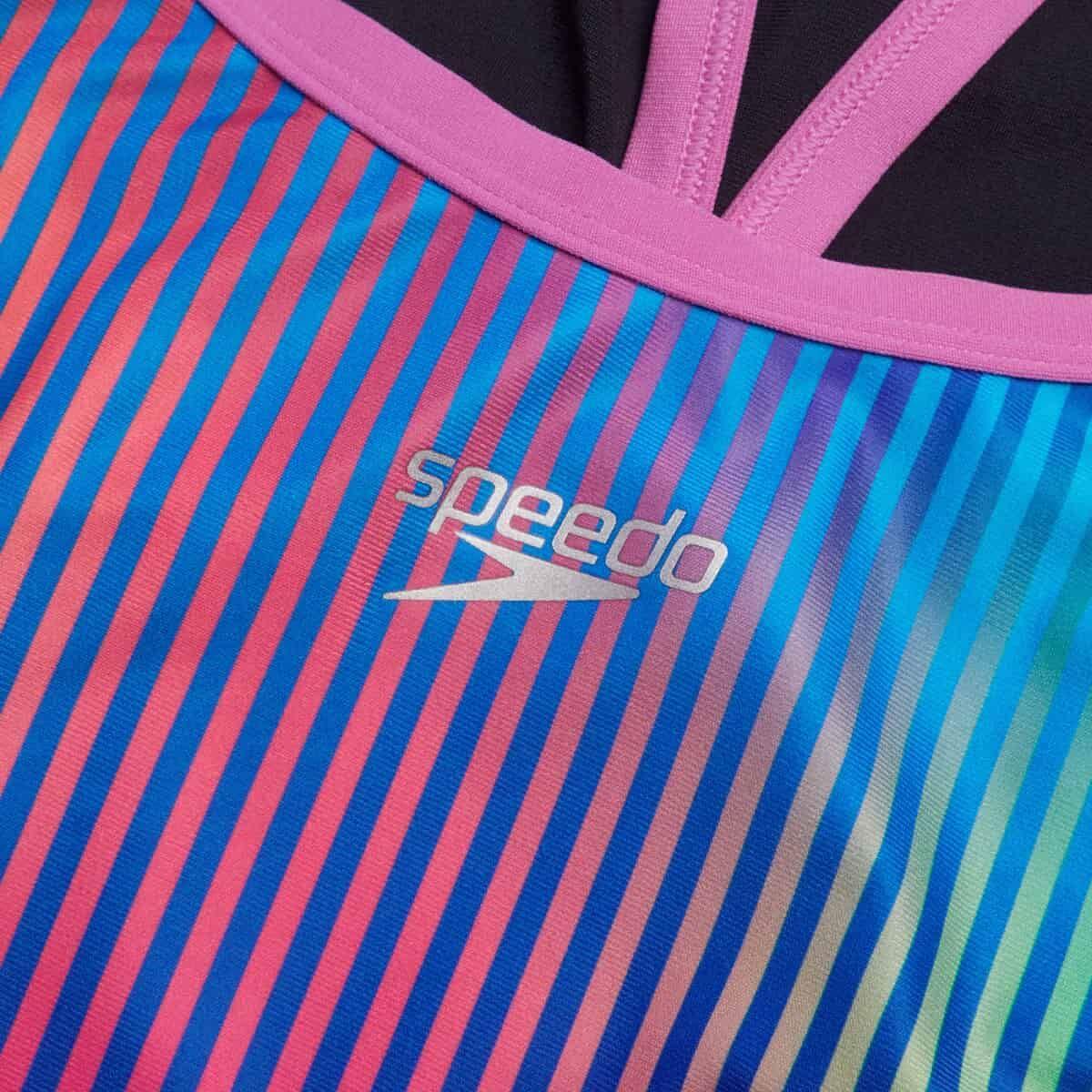 Maillot de bain une pièce Speedo Placement Digital Turnback 2/7