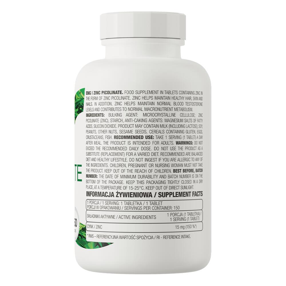 OstroVit Pikolinian Cynku 150 tabletek 3/4