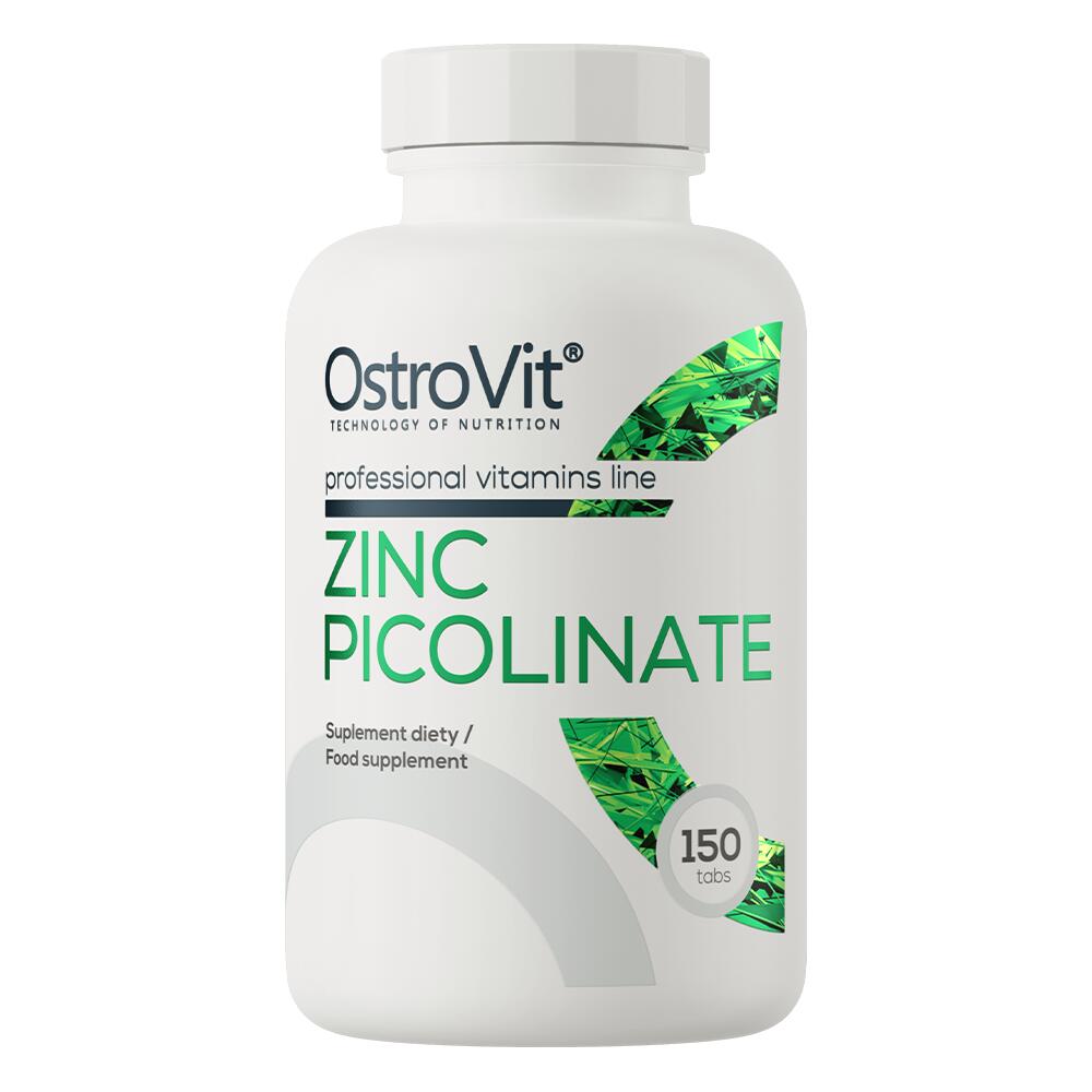 OstroVit Zinc Picolinate (150 Tabs) Unflavoured - Vitamins, Minerals & Health