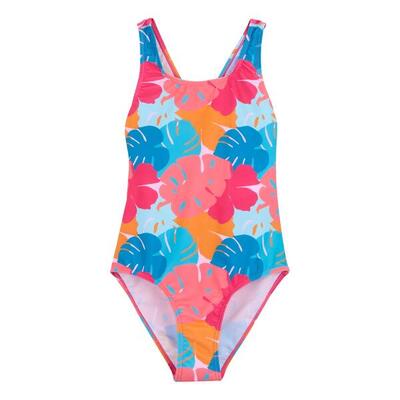 Costume Da Bagno Intero Foglie Tropicali Ragazze Regatta Katrisse Multicolore