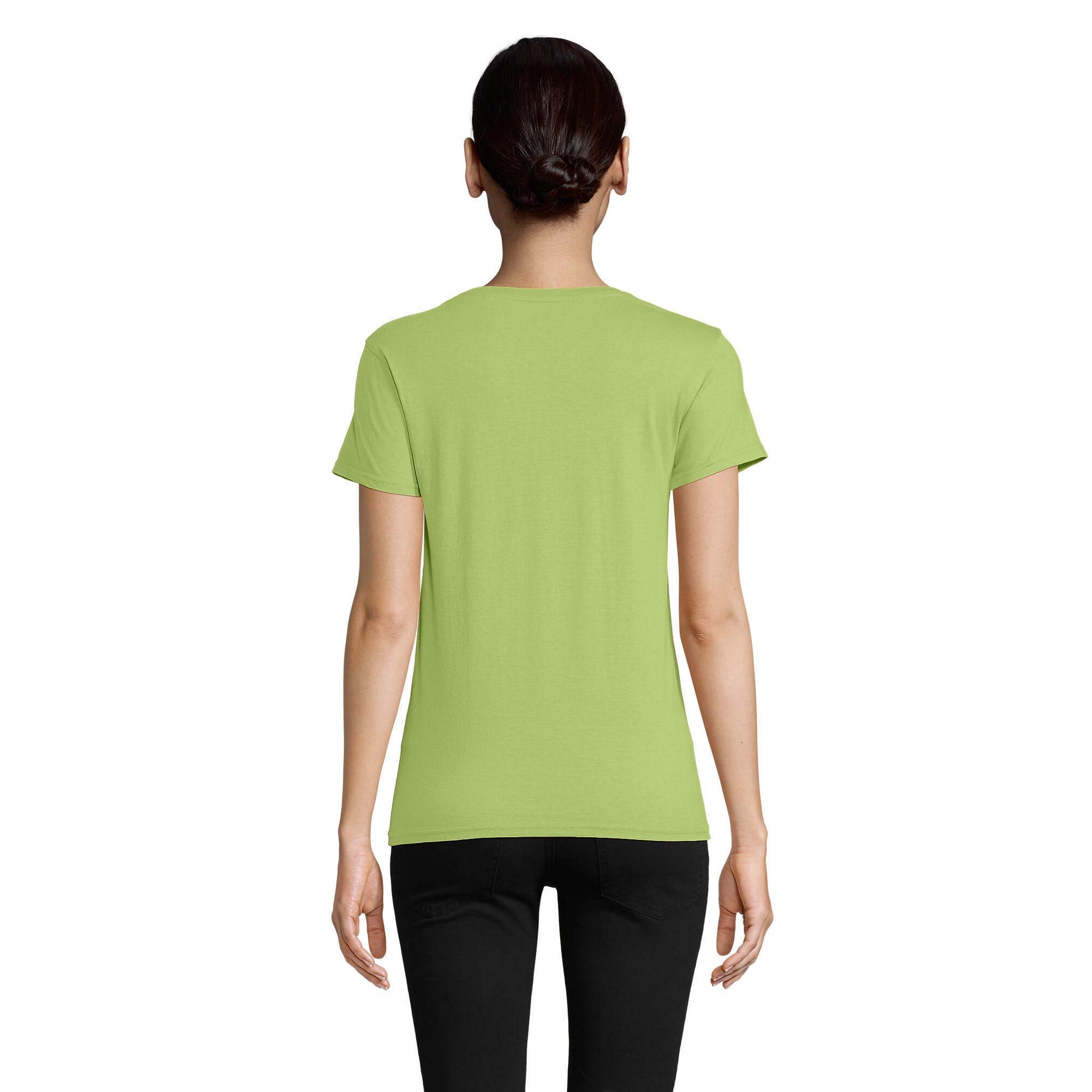 Tshirt PIONEER Femme (Vert Pomme) 2/4