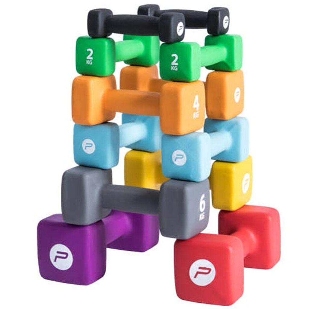 PURE2IMPROVE Pure2Improve Neopreen Dumbell Set 2 kg